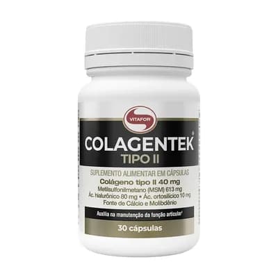 SUPLEMENTO ALIMENTAR COLÁGENO TIPO II 30CPS COLAGENTEK VITAFOR