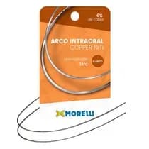 Arco Termoativado Copper NiTi Retangular - Morelli