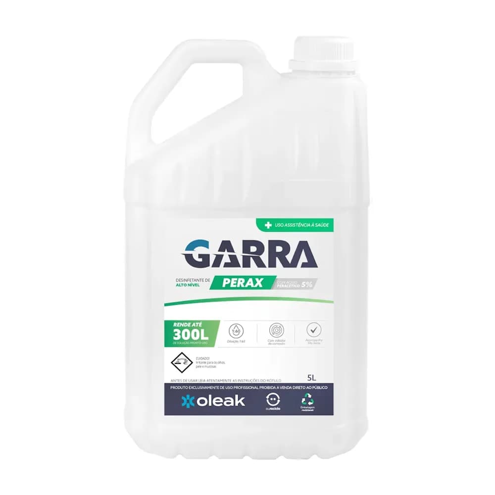 DESINFETANTE HOSPITALAR ALTO NÍVEL GARRA PERAX 5L OLEAK