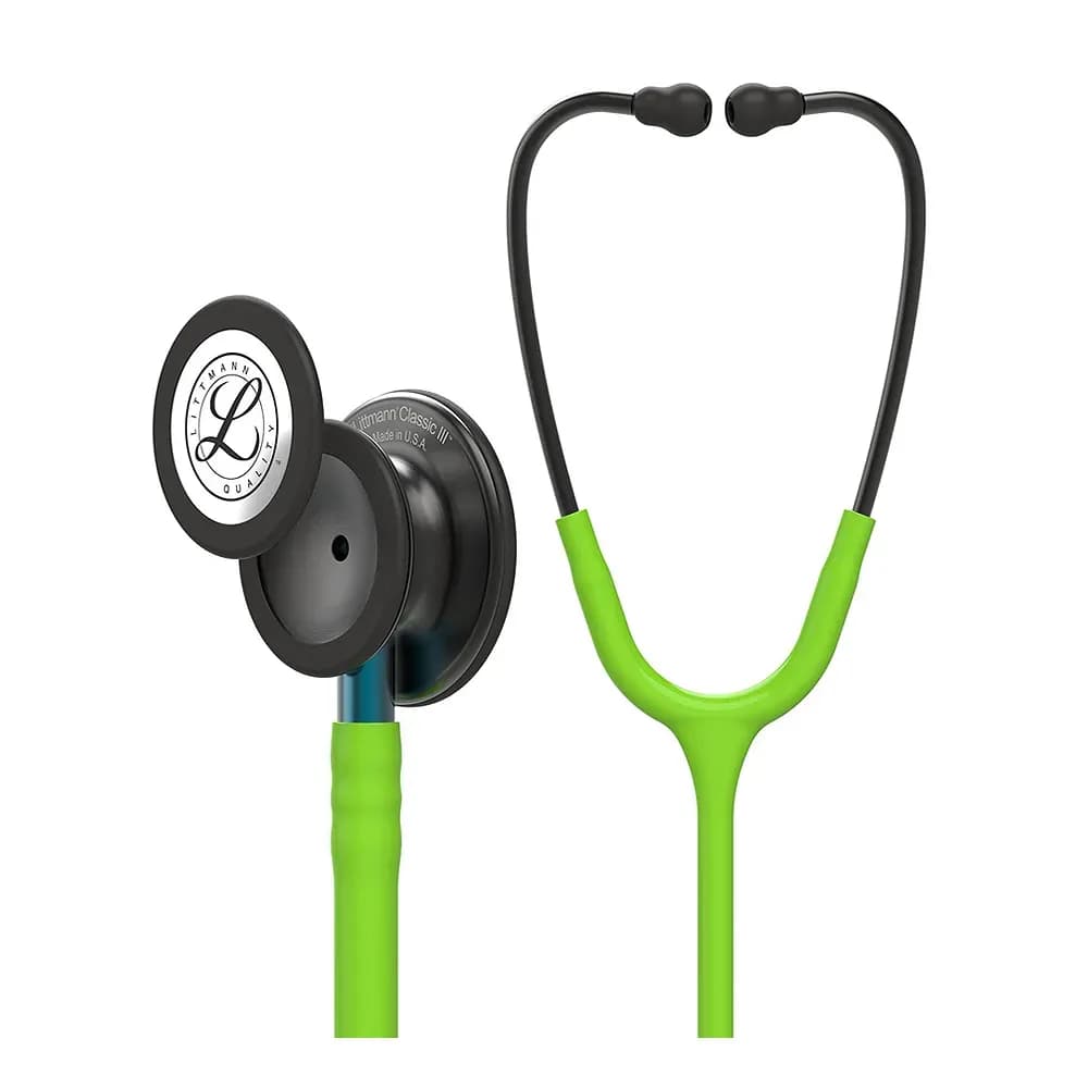 ESTETOSCÓPIO LITTMANN CLASSIC III 5875 VERDE E SMOKE 3M