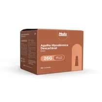 Agulha Descartável Hipodérmica 13x0,45mm (26g x 1/2) - MEDIX
