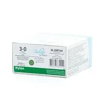 Fio Cirúrgico Nylon Incolor 3-0 Ag Rt Cor 6,0cm