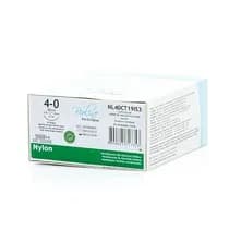 Fio Cirúrgico De Nylon Incolor 4-0 Ag 3/8 1,9cm
