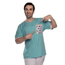 Blusa Scrub Unissex Estampada Tio Paulo