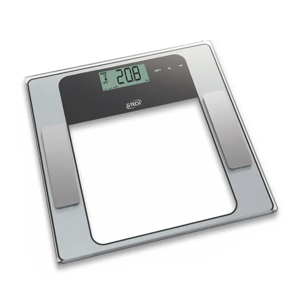 BALANÇA DIGITAL TAXA DE GORDURA E LÍQUIDO 150KG GLASS 7FW G-TECH