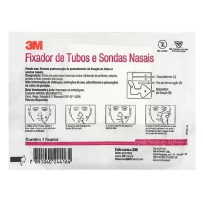 Fixador de Tubos e Sondas Nasais CX C/100UN HB004559264