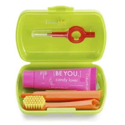 Estojo Curaprox Com Escova CS5460 + Interd + Creme Dental Sortido