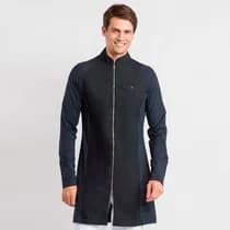 Jaleco Masculino Veneto Preto - Dra. Cherie