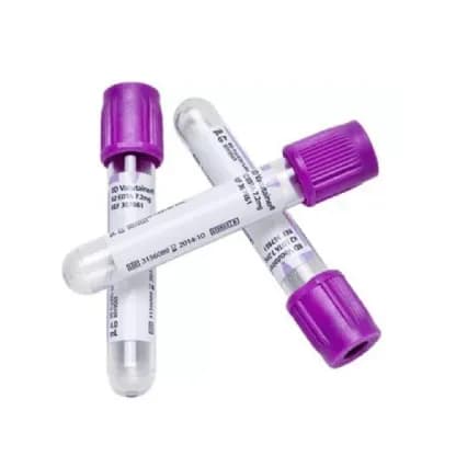 Tubo Edta K2 2ML Hemogard Roxo Caixa com 100UN 360055