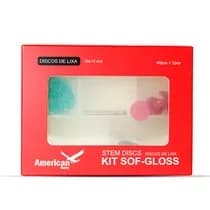 Kit Disco de Lixa Sof-Gloss + Mandril - American Burrs