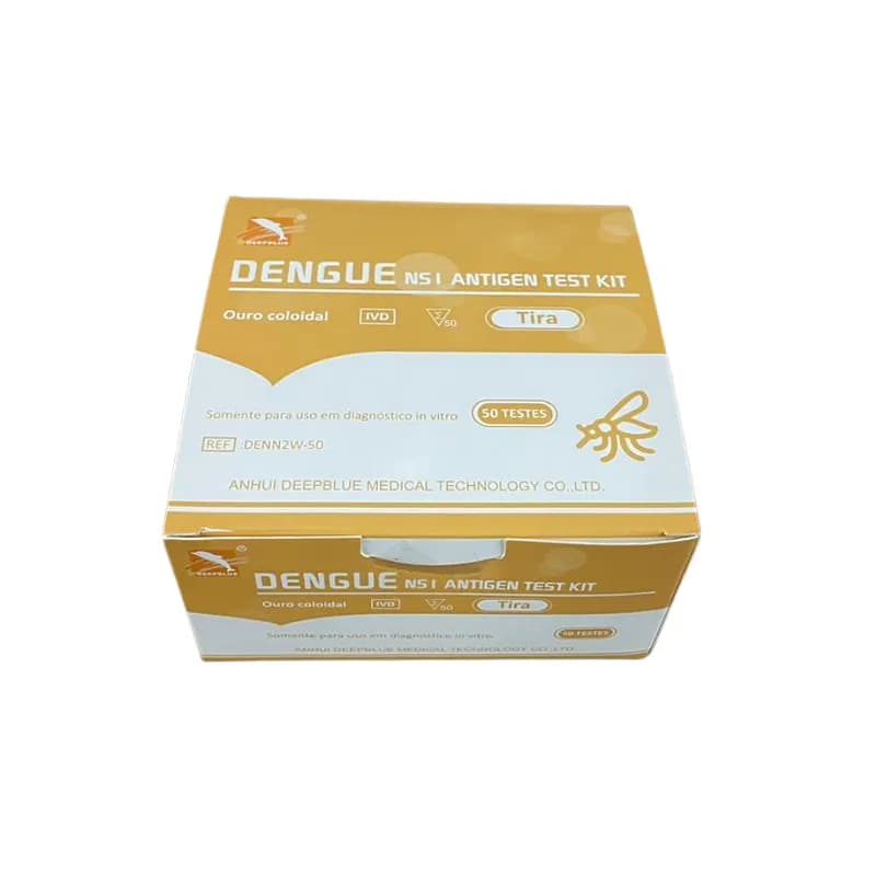 Teste Rápido Dengue NS1 em Tira, cx 50 unidades, DeepBlue