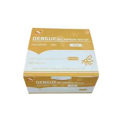 Teste Rápido Dengue NS1 em Tira, cx 50 unidades, DeepBlue