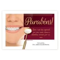 Cartão de Aniversário Linha Gold Sorriso Orto
