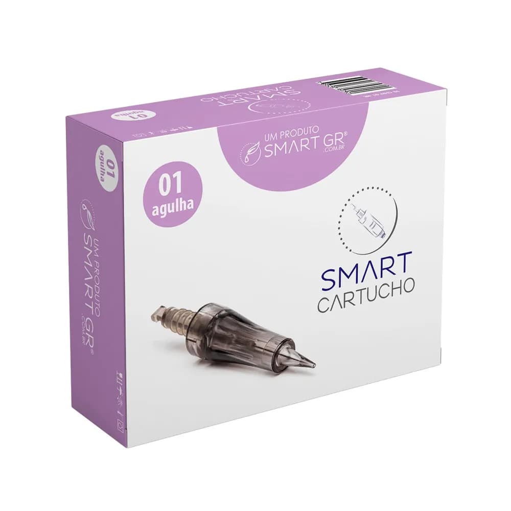 Cartucho Smart Derma Pen Preto cx c/ 10 unidades - 01 agulha - Smart GR