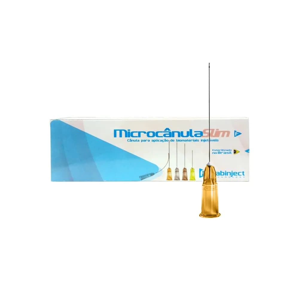 Microcânula Slim 25g 38mm Fabinject