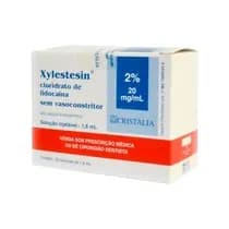 Anestésico Xylestesin 2% sem Vaso Constritor - CRISTÁLIA