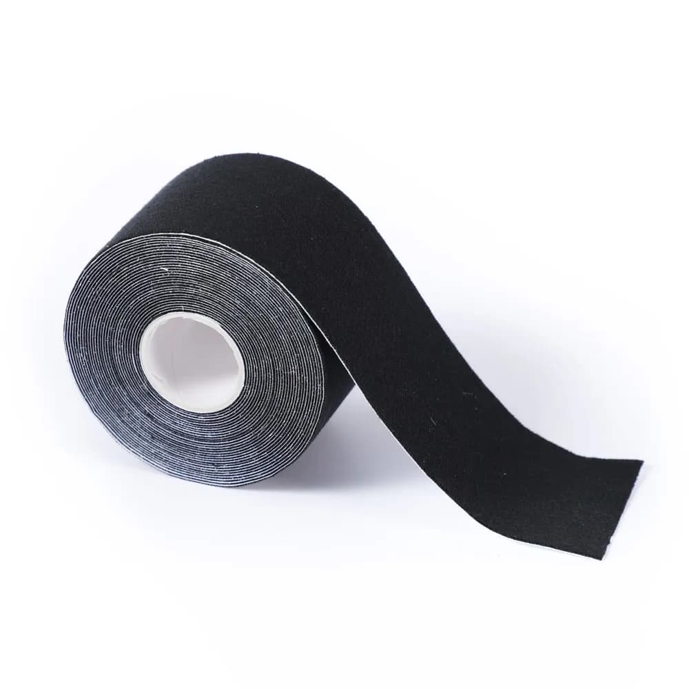 Fita Kinesio Esporte Preto - 5cm x 5m - CZ Major