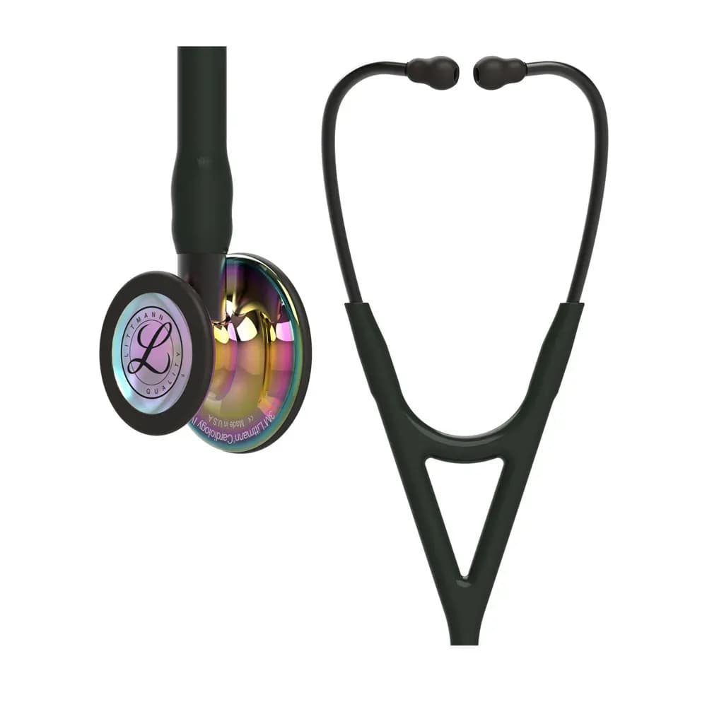 ESTETOSCÓPIO LITTMANN CARDIOLOGY IV 6240 PRETO E RAINBOW 3M