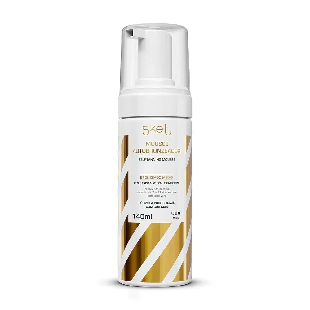 AUTOBRONZEADOR EM MOUSSE RED CARPET GLOW 140ML SKELT
