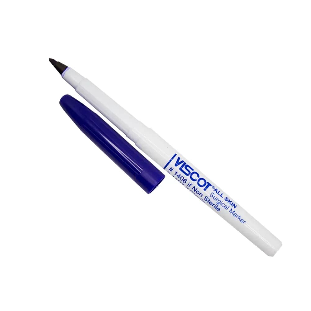 CANETA MARCA PELE VISCOT REGULAR AZUL