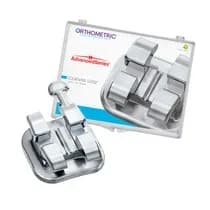 Bráquete Metálico Edgewise Advanced Series 0,022 - 01 caso com Gancho - Orthometric