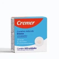 Curativo Redondo Em Rolo Branco - Cremer