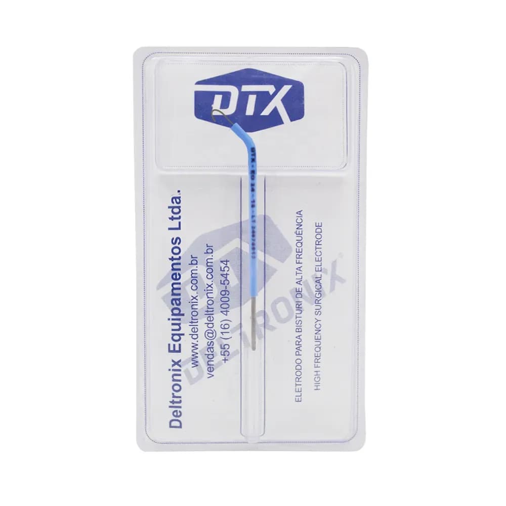 ELETRODO GANCHO PARA ELETROCAUTÉRIO EO24 45° HASTE 1,6MMX55MM DELTRONIX