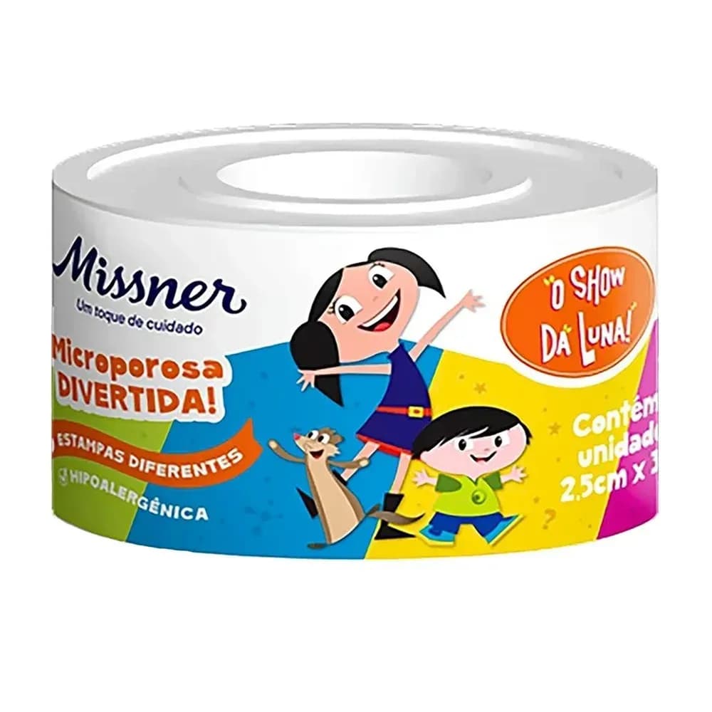 FITA MICROPORE HIPOALÉRGICA INFANTIL SHOW DA LUNA MISSNER