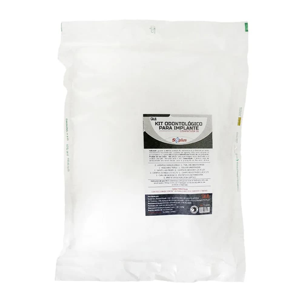 KIT CIRÚRGICO ODONTOLÓGICO PARA IMPLANTE SAFIRA 30G SSPLUS