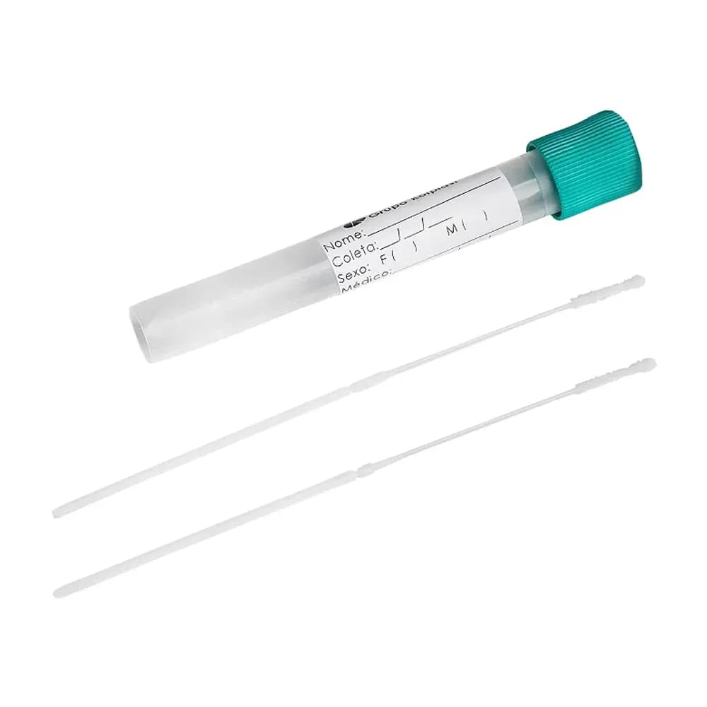 KIT PARA COLETA DE MATERIAL BIOLÓG + TUBO DE COLETA KOLPLAST