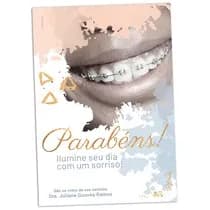 Cartão de Aniversário Linha Gold Aquarela Sorriso Orto