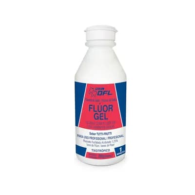 FLUIDO COM FLÚOR GEL UN 200ML TUTTI-FRUTTI NOVA DFL