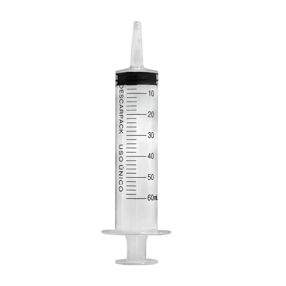 SERINGA DESCARTAVEL BICO CATETER ESTÉRIL 60ML DESCARPACK