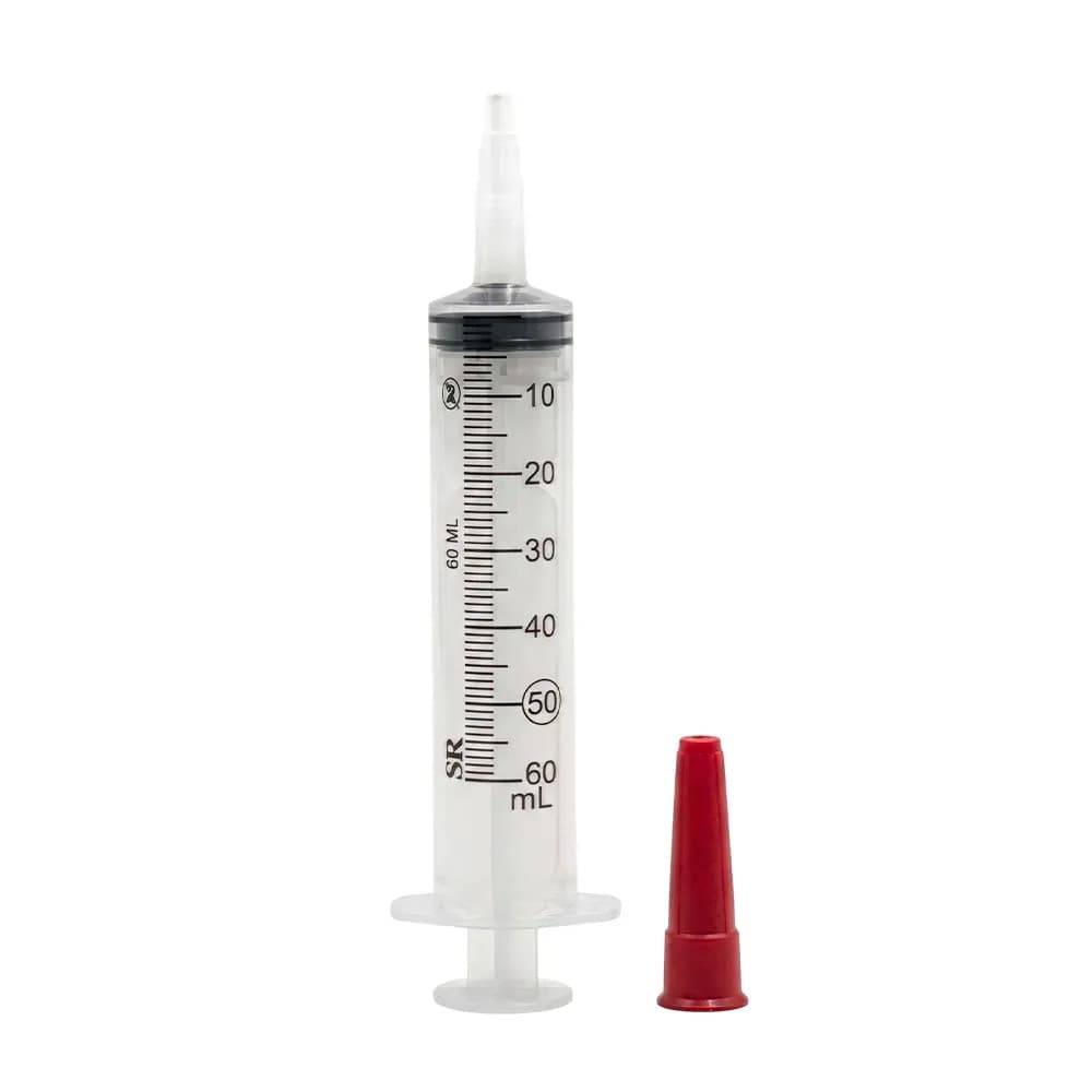 SERINGA DESCARTÁVEL S/AGULHA 60ML BICO CATETER SR