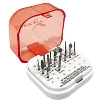 Kit para Preparo Inlay, Onlay, Coroas e Facetas - Dr Rodrigo Reis e Dra. Michele Vivas - American Burrs