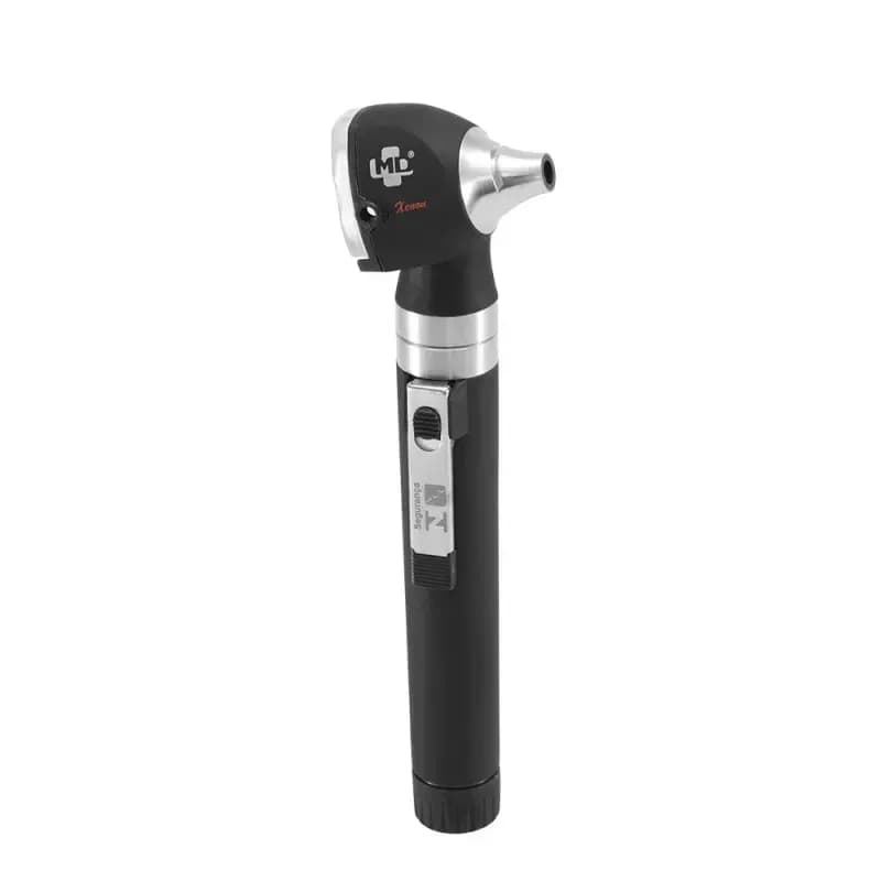 Otoscópio MD 2.5V OMNI 3000 Led Fibra Optica C/Estojo Preto