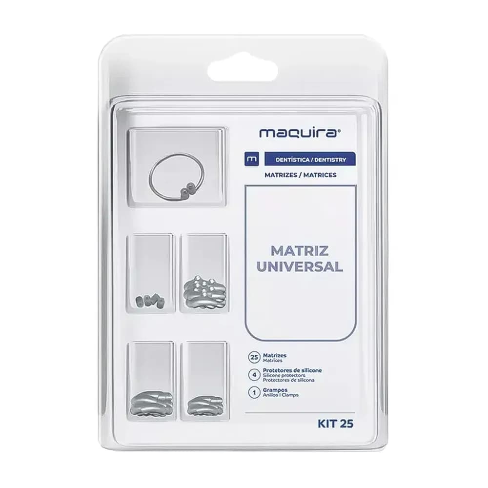 KIT MATRIZ UNIVERSAL 25UN COM PROTETORES E GRAMPO MAQUIRA