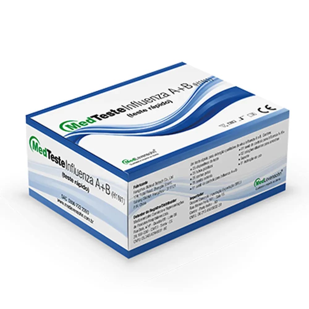 MED TESTE INFLUENZA A+B H1N1 TESTE RÁPIDO C/25