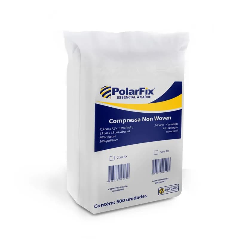 Compressa Cirúrgica Non Woven Não Estéril Polar Fix