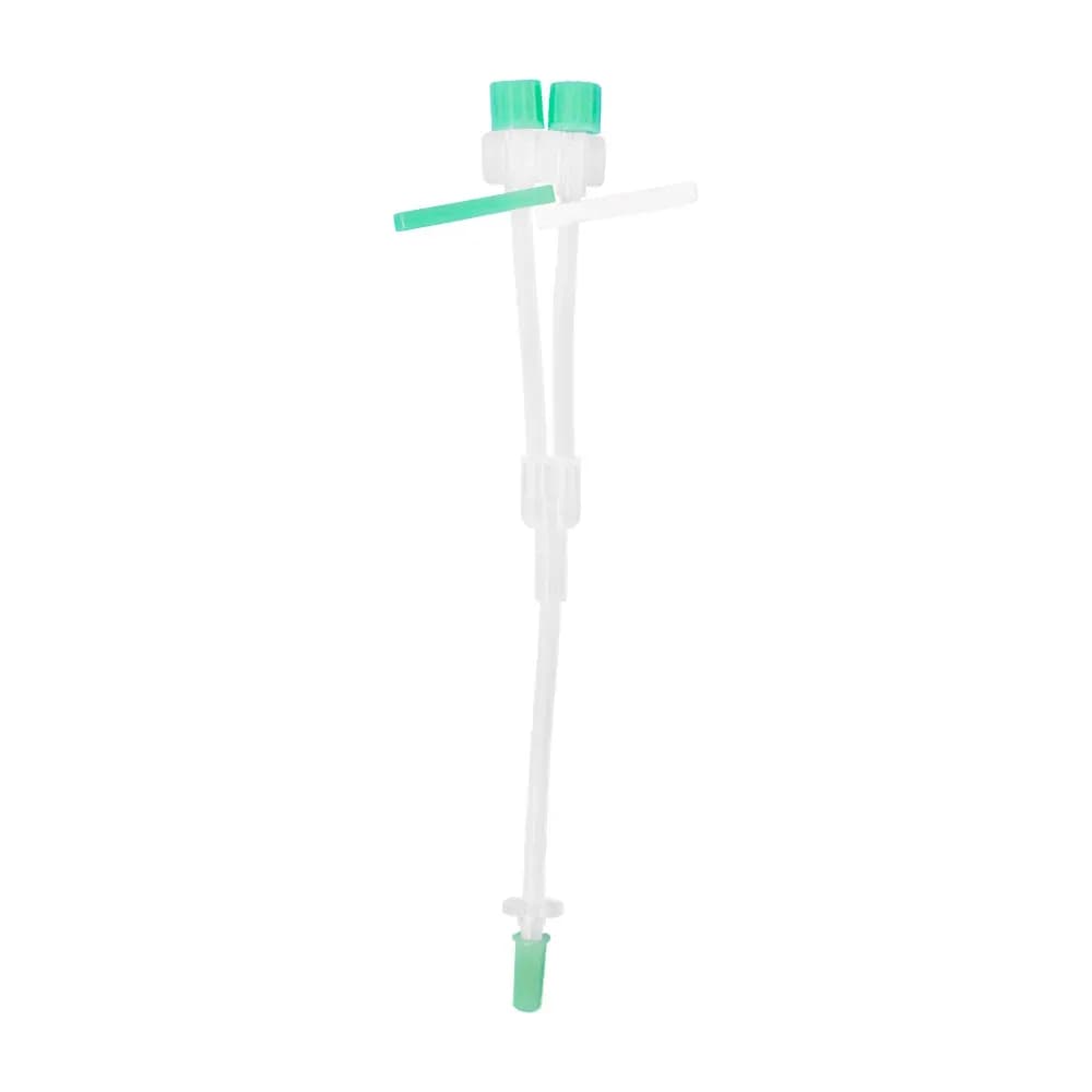 EQUIPO MULTIVIAS COM CLAMP 2 VIAS LUER SLIP 18CM TKL