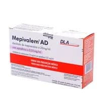 Anestésico Mepivacaína Mepivalem AD 2% 1:100.000 1,8ml 50unid. - DLA