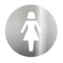 Placa de Sinalização para Banheiro Feminino