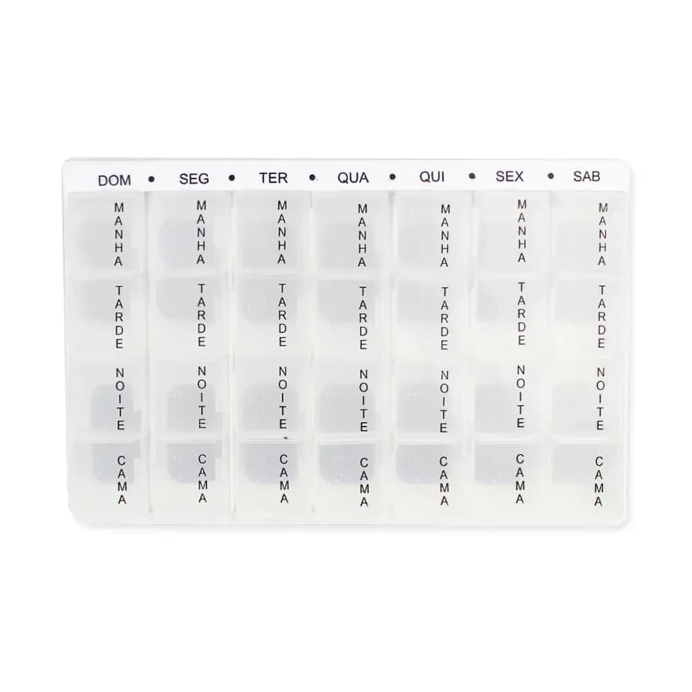 PORTA COMPRIMIDOS PILL BOX 28 COMPARTIMENTOS G-LIFE