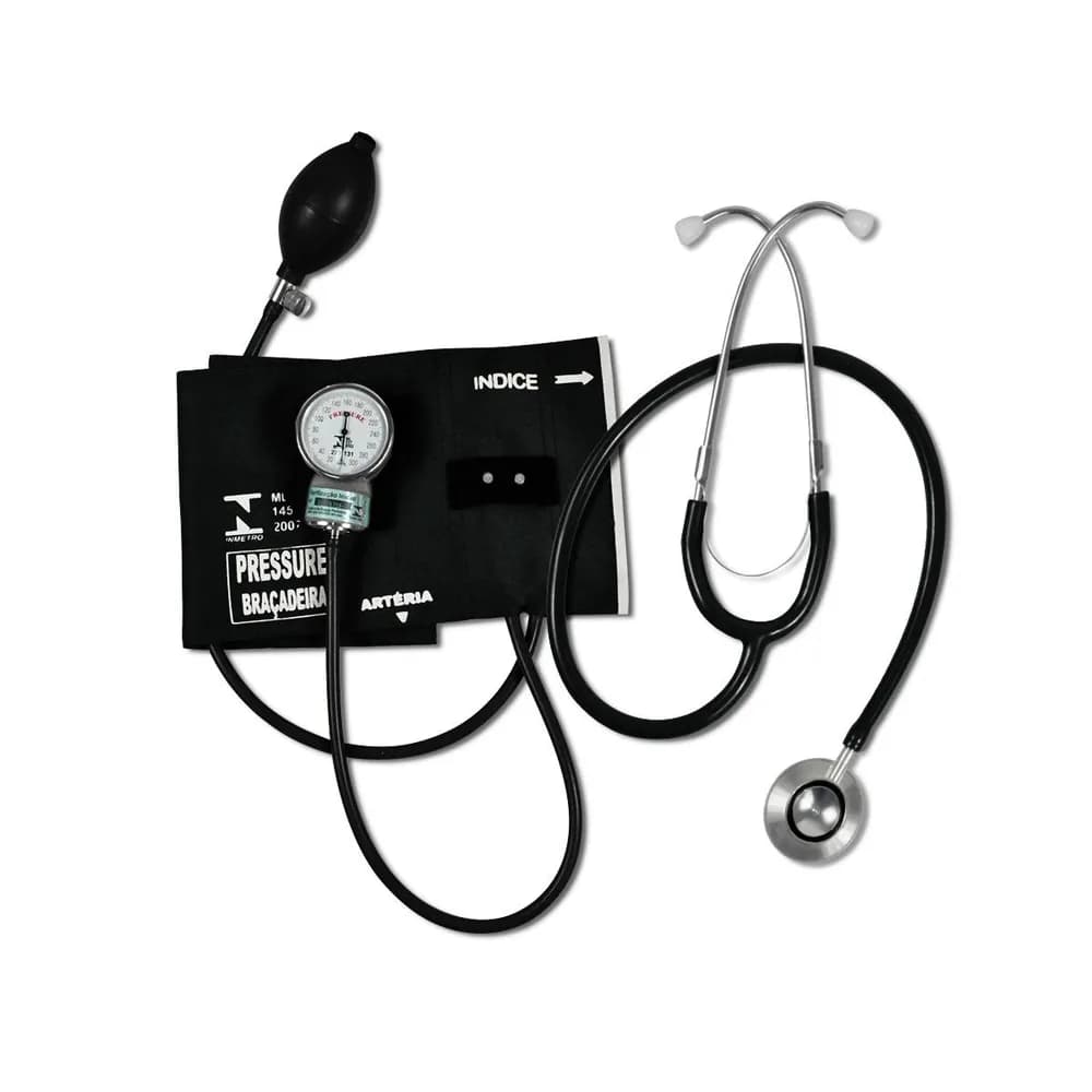 Kit Aparelho de Pressão NY Fecho Metal Adulto NTL Pressure