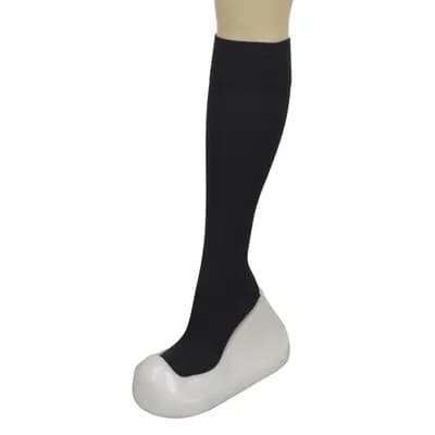 Meia 3/4 Algodão Varimed Suave Compressão Preta 18-21mmHg (8181)