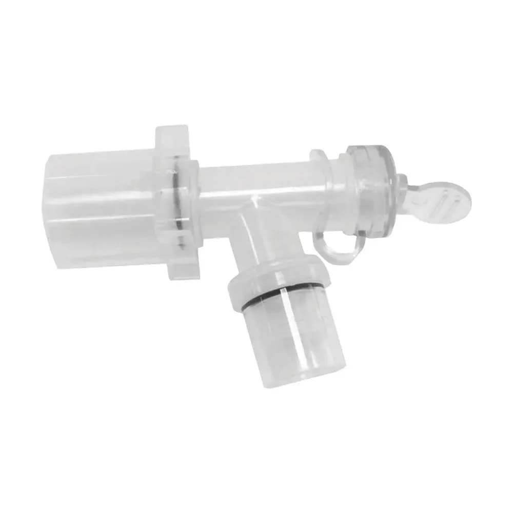 CONECTOR DUPLO SWIVEL C/ ENTRADA DE FIBROSCOPIA 22MM WELLEAD