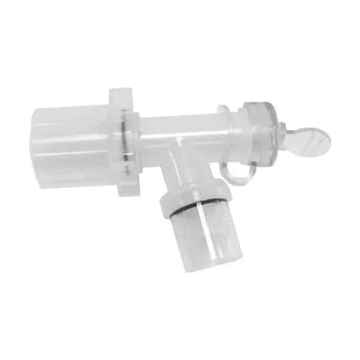 CONECTOR DUPLO SWIVEL C/ ENTRADA DE FIBROSCOPIA 22MM WELLEAD
