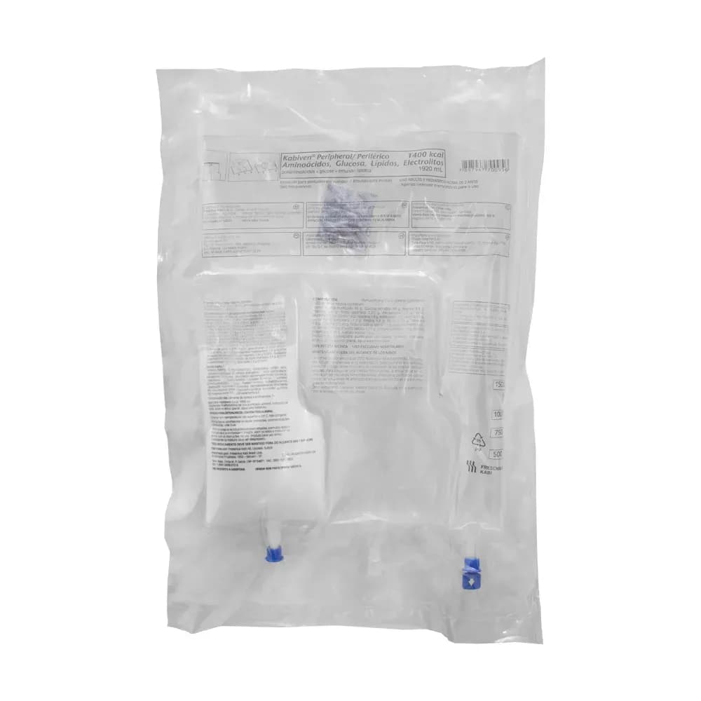 EMULSÃO PARA INFUSÃO PARENTERAL KABIVEN FRESENIUS TAM 1920ML/1400 KCAL