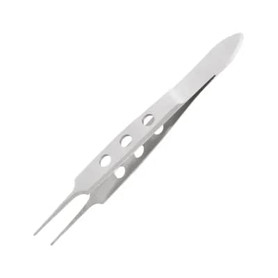 PINÇA BISHOP COM SERRILHA RETA PARA MICROCIRURGIA 8CM ABC