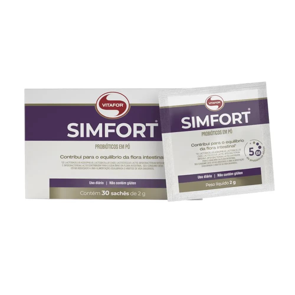 SUPLEMENTO ALIMENTAR EM PÓ SACHÊ 2G 30UN SIMFORT VITAFOR
